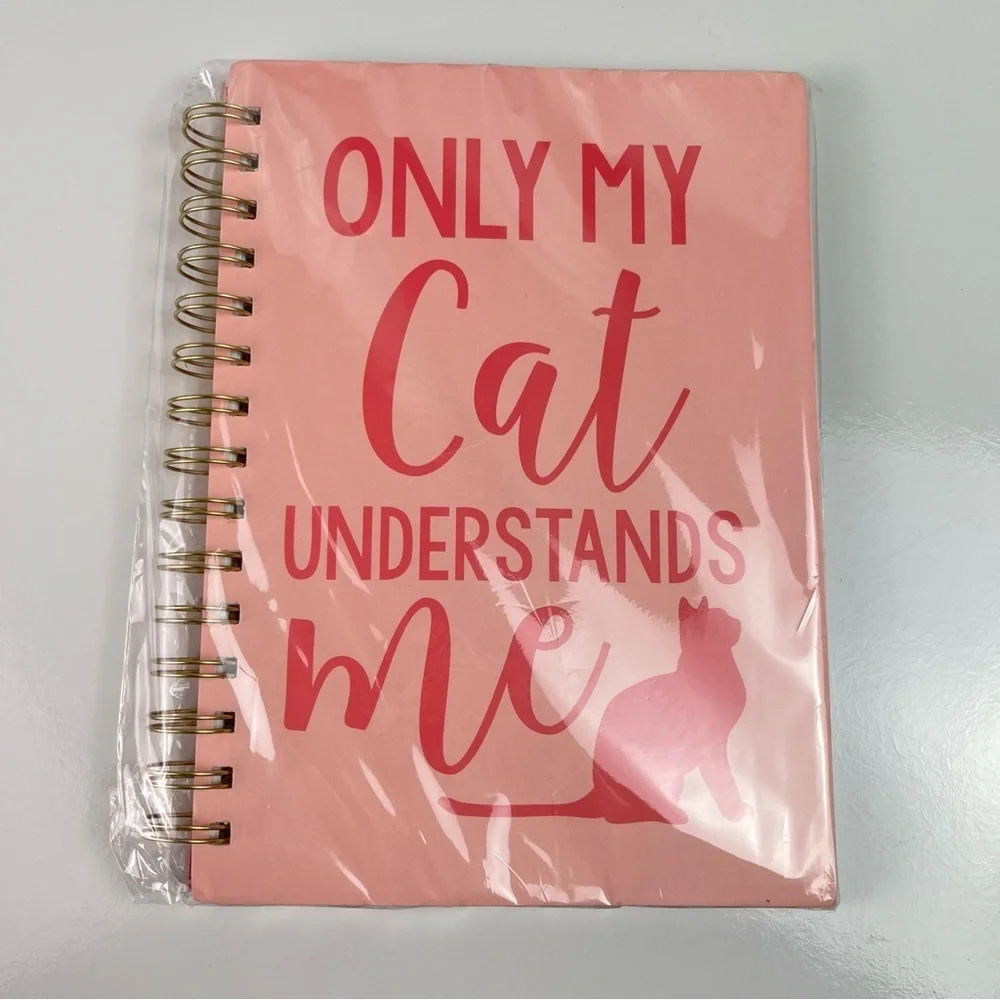 Only My Cat Understands Me Spiral Journal Notebook Lined Pages 6”x 8.25”